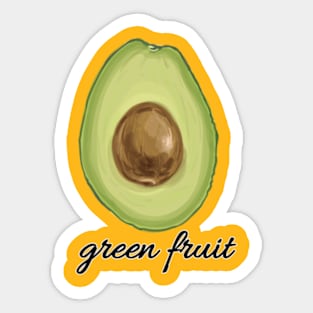 Green fruits healthy Sticker